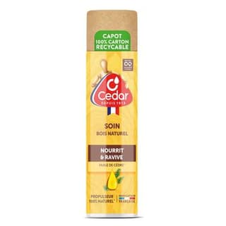 O'cedar Aérosol soin bois naturel huile de cèdre, 250ml