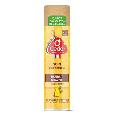 O'cedar Aérosol soin bois naturel huile de cèdre, 250ml