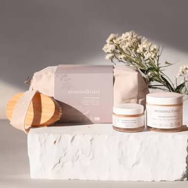 Minimaliste Trousse Cadeau de Noël gommage, 1 trousse