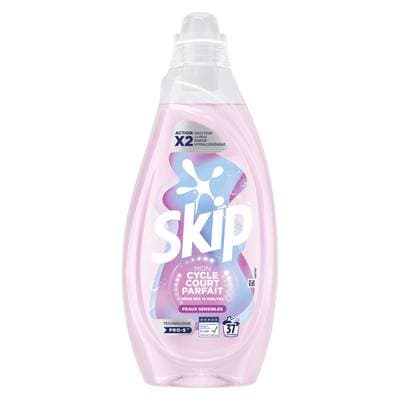 Skip Lessive Liquide Sensitive - Mon cycle Court Parfait, 1,48L