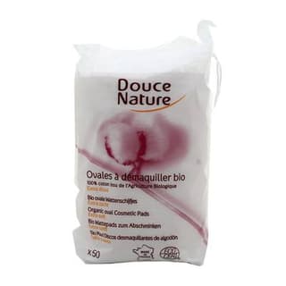 Douce Nature Ovales à démaquiller  bio, 50 pièces