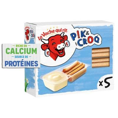 La vache qui rit Fromage fondu et gressins barquette, 175g