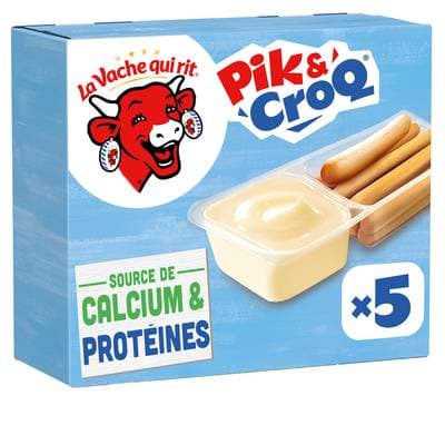 La vache qui rit Fromage fondu et gressins, 5 portions - 175g