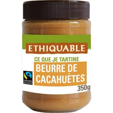Ethiquable - Commerce Equitable Beurre de cacahuète du Nicaragua, 350g