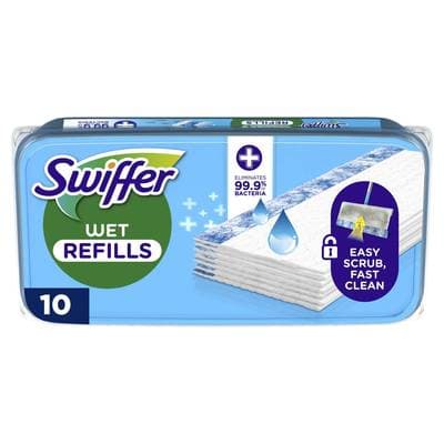 Swiffer Lingettes Poussières Balai Parfum Citron, 10 lingettes