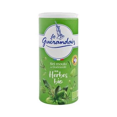 Le Guérandais Sel fin de Guérande IGP aux herbes Bio, 250g