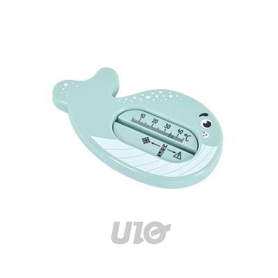 BEBE DOUCEUR Thermomètre de Bain pour Bébé Baleine Gris, 1 pièce