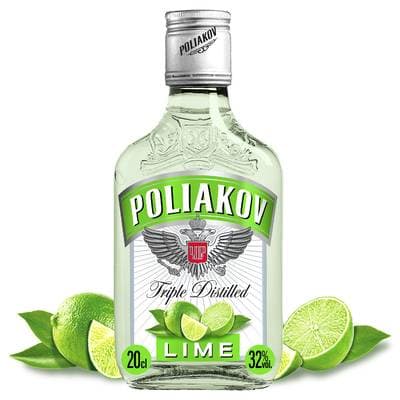 Poliakov Vodka Lime, 20cl
