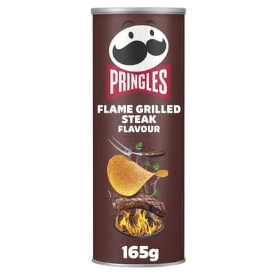 Pringles Chips Tuiles Grilled Steak, 165g