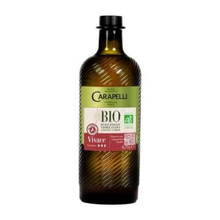 Carapelli Huile d'Olive Vierge Extra Vivace Bio Fruitée, 75cl