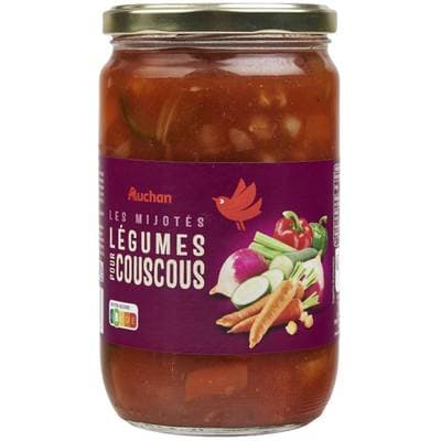 Auchan Les mijotés légumes pour couscous, 660g