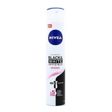 Nivea Déodorant spray 48h Invisible for black & white, 200ml