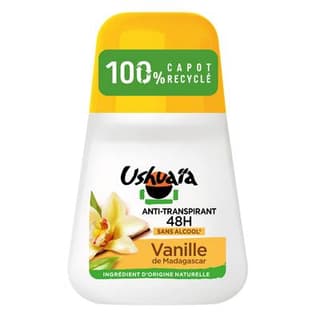Ushuaïa Déodorant bille à la Vanille de Madagascar, 50ml