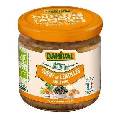 3431590015247 - Danival - Curry de lentilles façon dahl bio