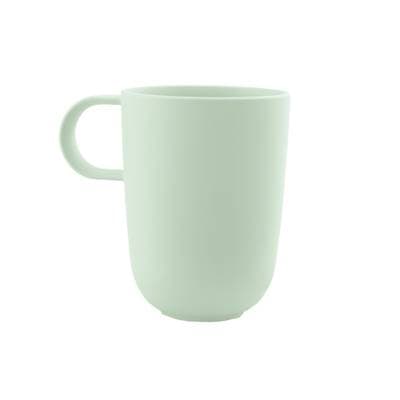 Point virgule Tasse à poignée en PLA vert 450ml, 1 pièce