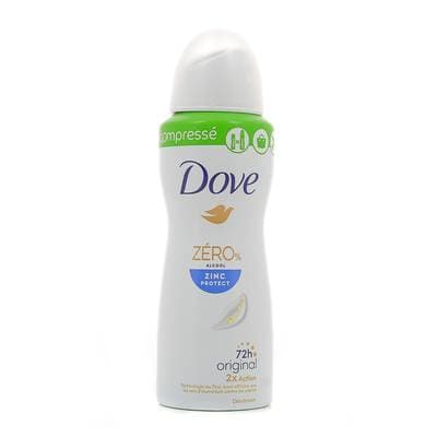 Dove Déodorant Compressé Original 0% Alcool, 100ml