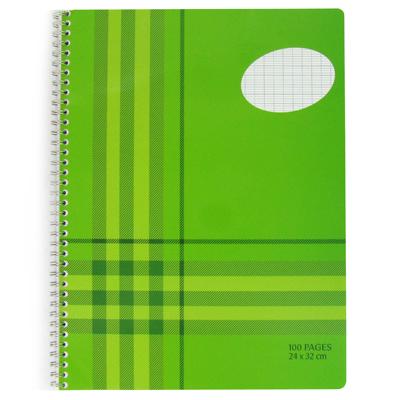 3257981945647 - Cora - Cahier à spirales 24 x 32 cm grands carreaux