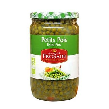 Prosain Petits pois extra fins bio, 690G