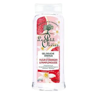 Le petit Olivier Gel Douche Energie Hydratant Ph Neutre Fleur d'Oranger & Pamplemousse, 400ml