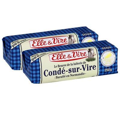 Elle&Vire Beurre doux, 2x250g