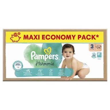 Pampers Harmonie Couches Bébés Harmonie 6-10kg T3, 96 couches