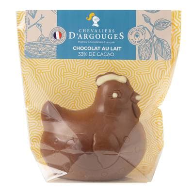 Les Chevaliers d'Argouges Moulage Poule Chocolat au Lait, 115g