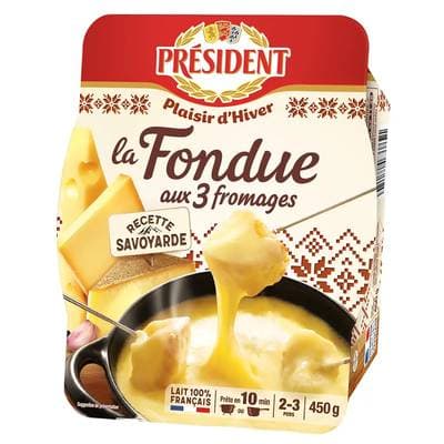 Président Fondue aux 3 fromages, 450g