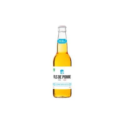 Fils de Pomme Cidre sans alcool bio 0°- Cuvée Le Sage, 33cl