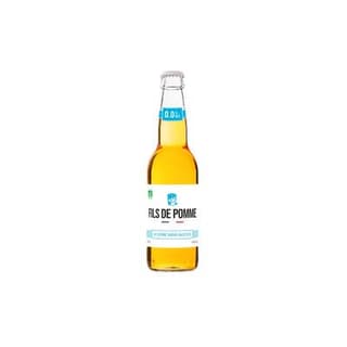 Fils de Pomme Cidre sans alcool bio 0°- Cuvée Le Sage, 33cl