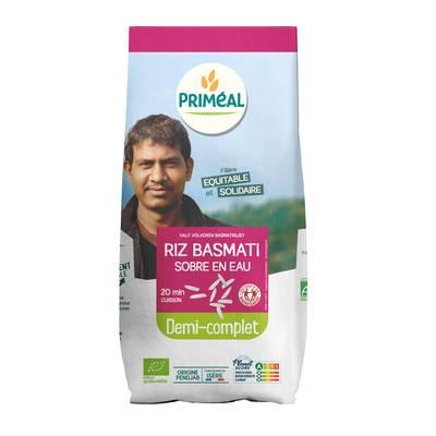 Priméal - Riz Basmati 1/2 Complet, Bio