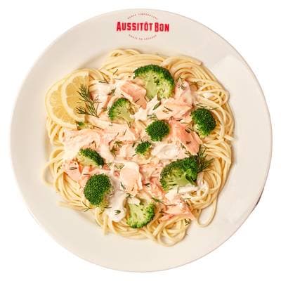 Aussitôt Bon Linguine al Salmone à la Crème d'Isigny, 380g