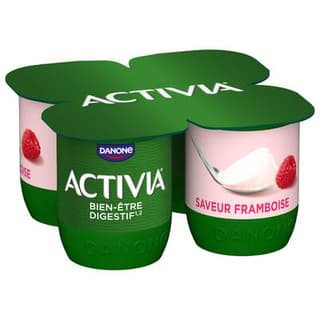 Activia Saveur Framboise, 4x125g