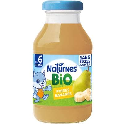 Naturnes® Poire Banane Bio Boisson Bébé Dès 6 mois, 20cl