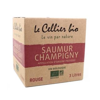 Saumur Champigny Rouge AOC Le Cellier Bio 12.5°, Bag in box 3L