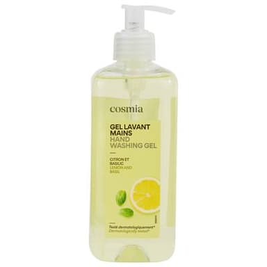 COSMIA Gel lavant mains citron et basilic, 500ml