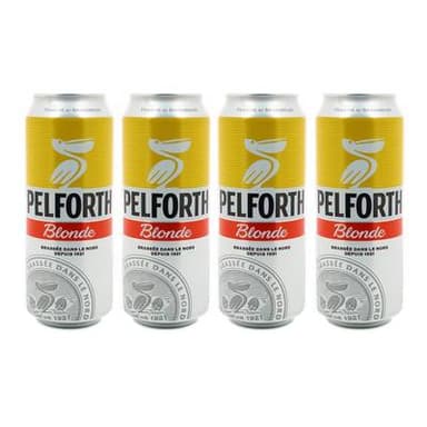 Pelforth Bière blonde 5.8°, Lot de 4x50cl
