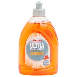 Auchan Liquide vaisselle désincrustant agrumes, 500ml