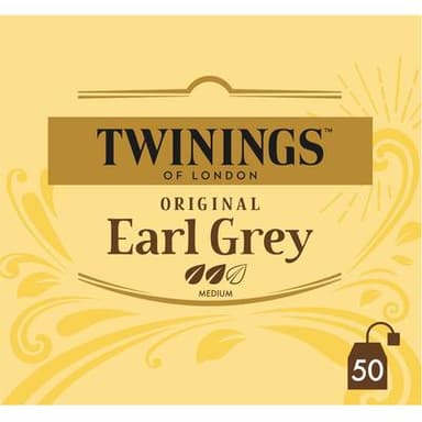 Twinings Thé original earl grey, 50 sachets