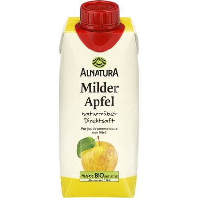 Alnatura Jus de pomme non filtré bio, 33cl
