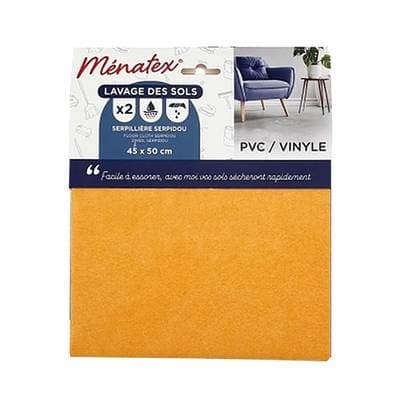 Ménatex Serpillères Serpidou pour PVC et Vinyle, 2 pièces