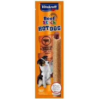 Vitakraft Beef Stick Bâtonnet Hot Dog Boeuf - Friandise Récompense pour chien, 30g