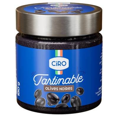 Ciro Tapenade d'Olive Noires sans Gluten, 180g