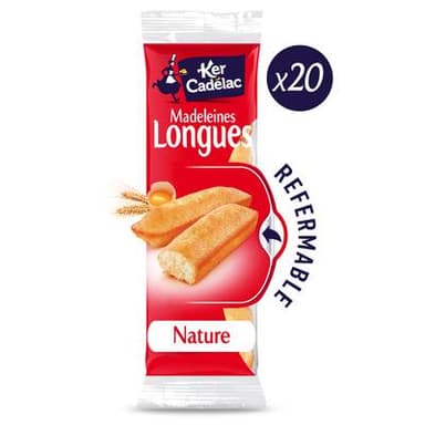 Ker Cadélac Madeleines Longues Nature, 220g