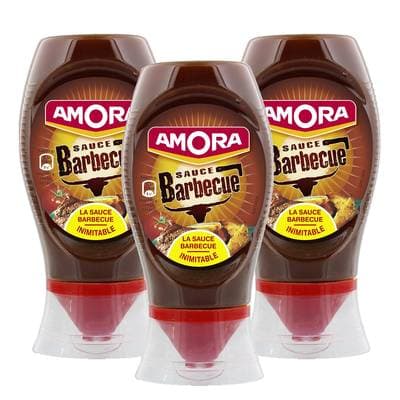 Amora Sauce Barbecue, Lot de 3x285g