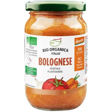 Bio Organica Italia Sauce bolognaise végétale bio Demeter, 350g