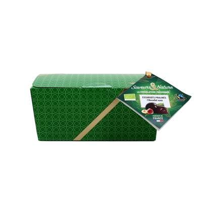 Saveurs & Nature Escargots praliné noisette chocolat noir bio, 147g