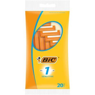 Bic Rasoirs jetables 1 lame, 20 rasoirs jetables