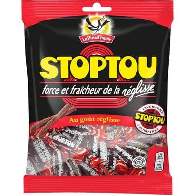 La Pie qui Chante Bonbons aromatisés Réglisse - STOPTOU, 450g