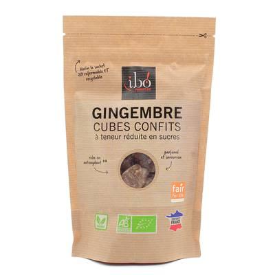 Ibo - Cubes de gingembre confits bio