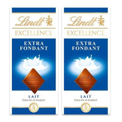 Lindt - Chocolat au Lait Extra fondant 